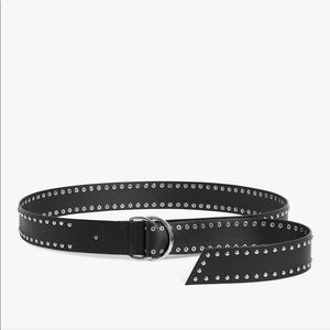 Allsaints Kira Leather Studded Belt